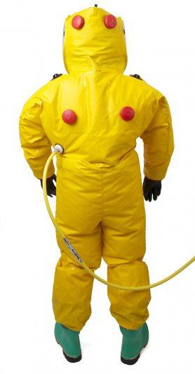 Respirex Simplair Air Supplied Suit, Yellow C2 Pvc, Size S