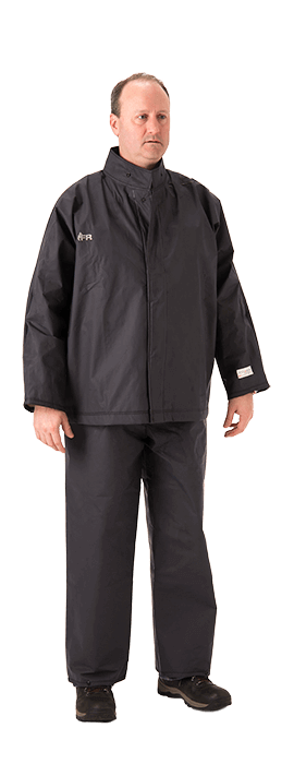 Nasco Petrostorm Jacket With Storm Fly Front, Navy Blue, Size L