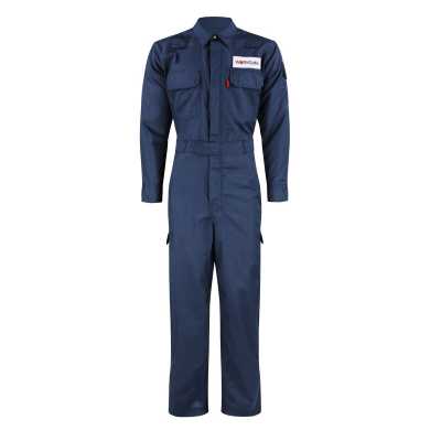 WORKSAFE FR NAVY BLUE COVERALL IN DUPONT NOMEX SOFT III A 4.5OZ SIZE MADE TO MEASURE