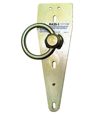 MILLER ROOF ANCHORAGES FOR FLAT ROOFS/SURFACES W/SWIVEL D-RING & HARDWARE
