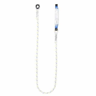 Protekt Energy Absorber With Double Elastic Safety Lanyard 2M, Fitted With 2 Al Scaffold Hook W/O Karabiner