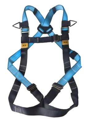 WORKGARD FULL BODY HARNESS WITH DORSAL AND FRONT ANCHORAGE POINT, 5 PT ADJUSTMENT WITH REFLECTIVE THREADS