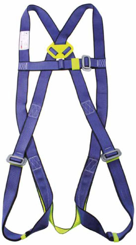 Worksafe® Full Body Harness With Dorsal Anchorage Point With Chest Strap