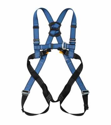 WORKSAFE FULL BODY HARNESS WITH FRONT AND DORSAL ANCHORAGE POINTS WITH CHEST STRAP, SZ : XXL