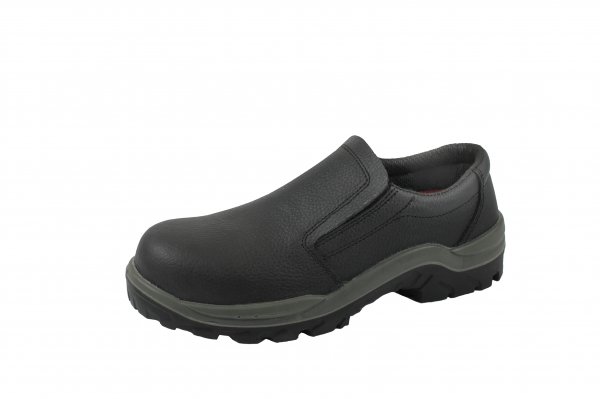 Bata Industrials Walkmates Mf Raffles 2 (S1P) Safety Shoe Black Slip On Shoe, Size 6/39 (715-61090)