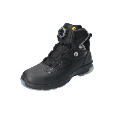 Bata Industrials, Summ+ Five, Esd S3 Src, Mid Cut Safety Shoe With Boa Lacing, Aluminium Toecap And Flexguard Insert, Uk/Eu Size 8/42