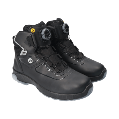 Bata Industrials, Summ+ Five, Esd S3 Src, Mid Cut Safety Shoe With Boa Lacing, Aluminium Toecap And Flexguard Insert, Uk/Eu Size 9/43