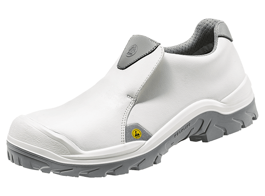 Bata Industrials Act156 Esd (S3) White Microfiber Shoes C/W Steel Toecap Size 9/43