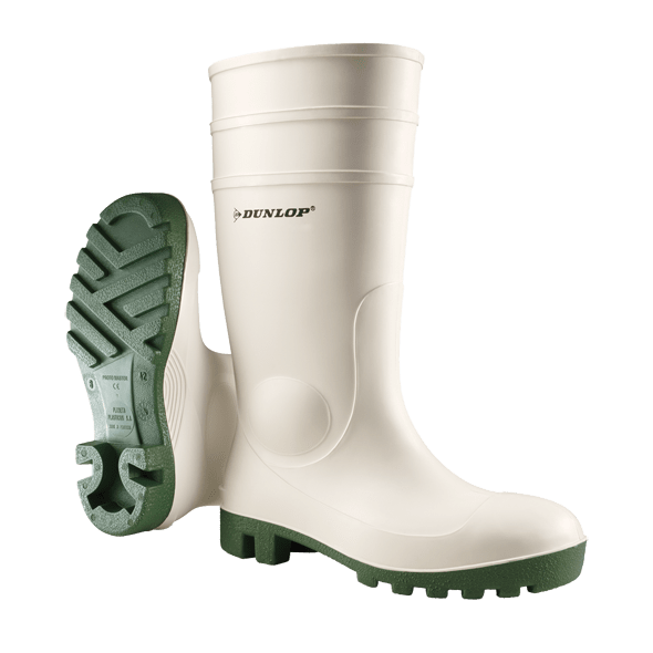 Dunlop Protomastor Food Processing Safety White Boot W/Steel Toe Cap - S 11
