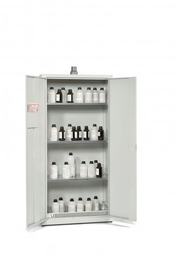 DUPERTHAL TOXIC SUBSTANCES CABINET L FOR STORAGE OF NON-FLAMMABLE TOXIC