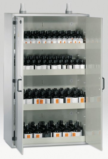 DUPERTHAL CLEANROOM CABINET ACID PURE XL WITH 4 COLLECTION TRAY, DIN EN 14727