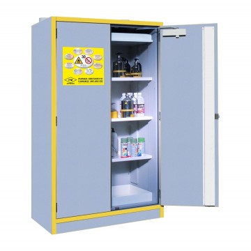 ECOSAFE 45 GALLONS, 2- DOOR SAFETY CABINET TYPE 30, SELF-CLOSING, 1980X1115X550MM