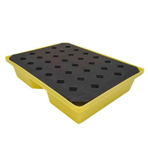 Romold Spill Tray With Grid, General Purpose, 43Ltr Bund, Yellow