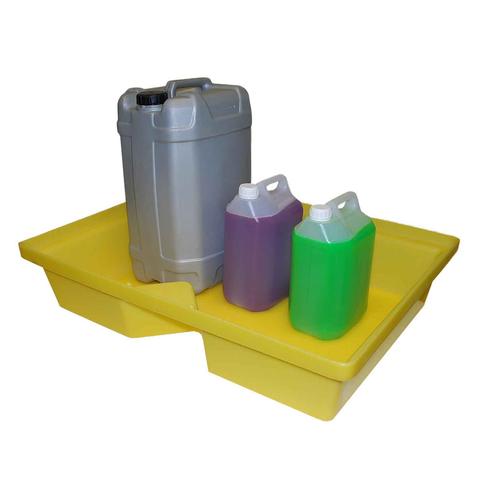 Romold Spill Tray With Grid, General Purpose, 43Ltr Bund, Yellow