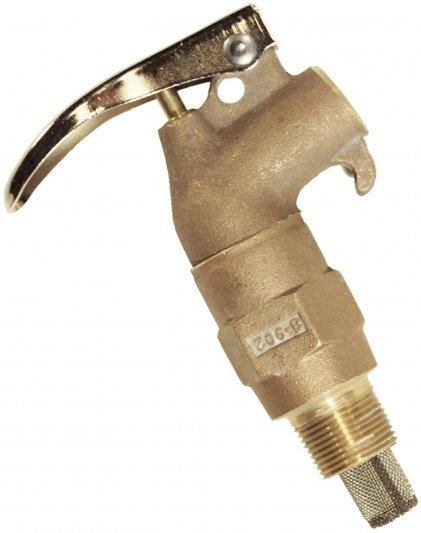 Justrite Brass Safety Rigid Faucet