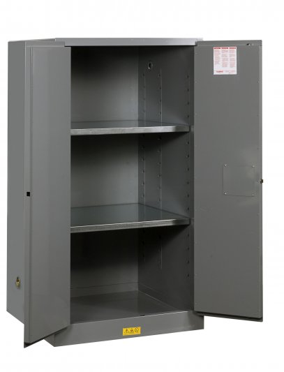 Justrite 60 Gal Grey Cabinet Manual W/Pdle Handle