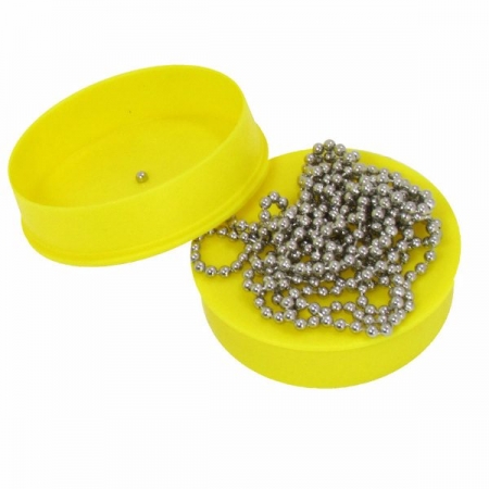 SPEAKMAN YELLOW DUST CAP WITH BALL CHAIN (PAIR)