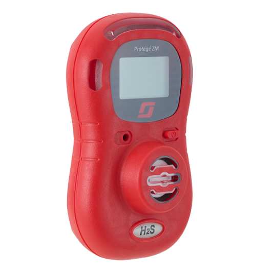 Scott Protégé Zm Single Gas H2S Monitor (High Visibility Red)