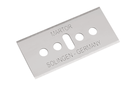 Martor Secunorm Handy No. 444 with Double Sided Slider, Silver/Blue (1 Cutter/Box)