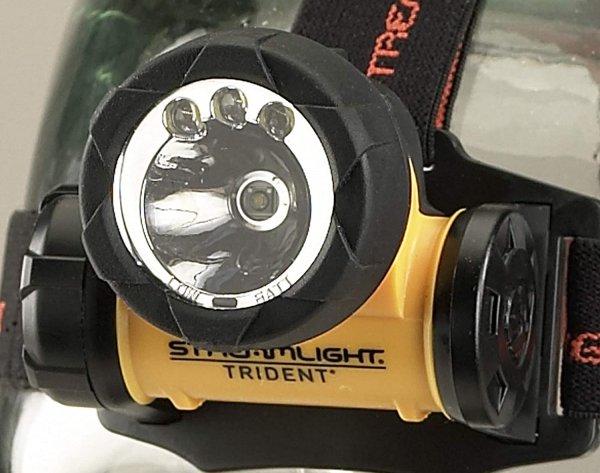 Streamlight Trident Headlamp. 3Aaa. 1 C4 Led And 3 Leds. Yellow Colour. Replace With Model 61050 Div 2
