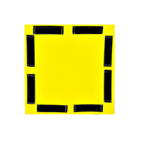 Salisbury Low Voltage Insulating Blankets W/Velcro, 15" X 18", Class 0, Type Ii, Yellow