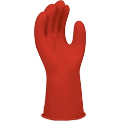Salisbury Natural Rubber Low Voltage Glove Red Size 9H Class 00, Voltage 2.5Kv