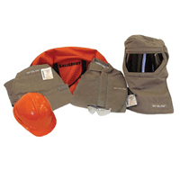 Salisbury 100Cal/M2 Arc Flash Coat Kit Without Gloves, Size L