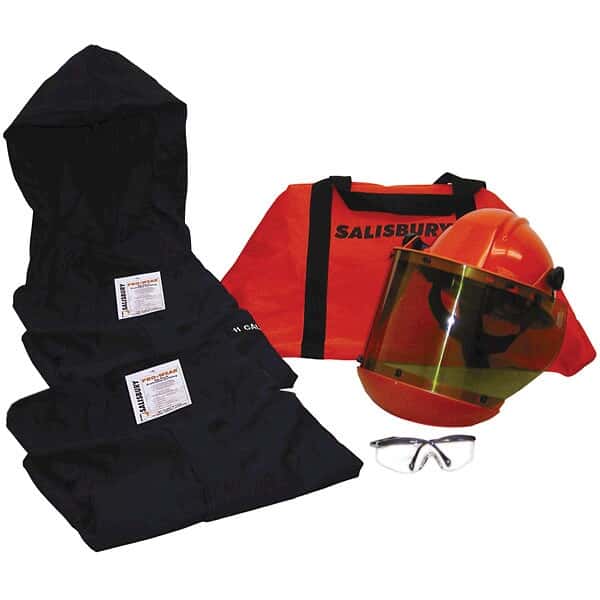 Salisbury 8 Cal/Cm2 Arc Flash Jacket And Overpant Kit Without Gloves Size M