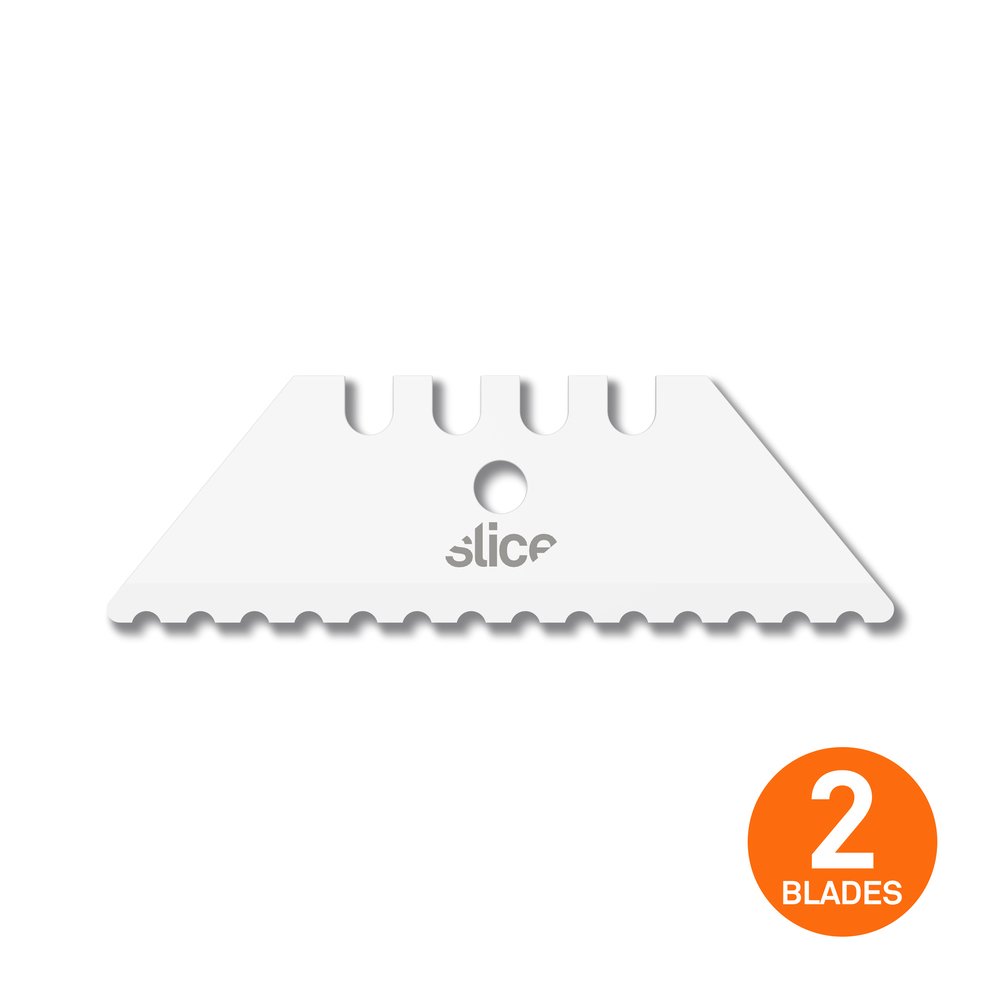 REPLACEMENT BLADE, CERAMIC, GENERIC UTILITY, SERRATED, SINGLE (EACH PACK HAS 2 BLADES)
