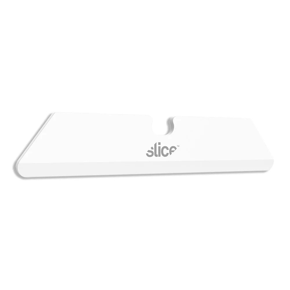 Slice Replacement Blade, Large Slice Box Cutter Blade, Ceramic White, Rounded Tip (Pack Of 3)