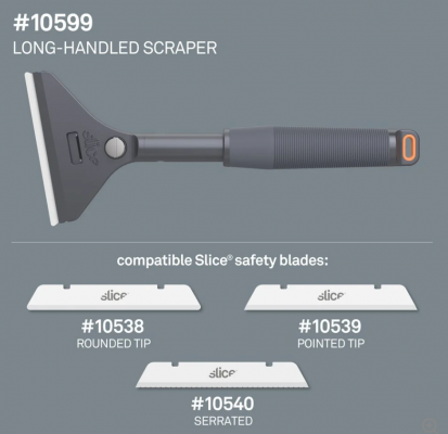 Slice Long-Handled Scraper [6Pcs/Inner, 24Pcs/Cse]
