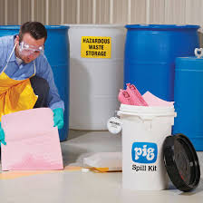 Pig Spill Response Buckets For Acid & Caustics