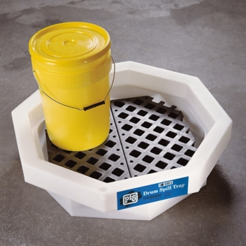 Pig Drum Spill Tray W/Grate Each