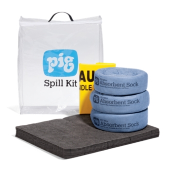Pig See-Thru Bag Spill Kit, 5 Gal