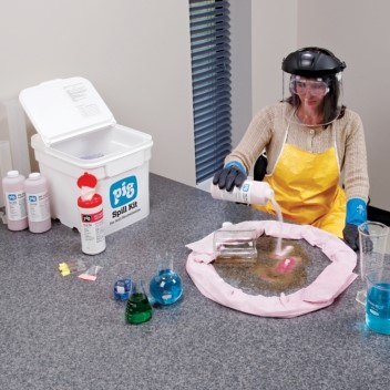Pig Acid Neutralizing Spill Kit In Bucket