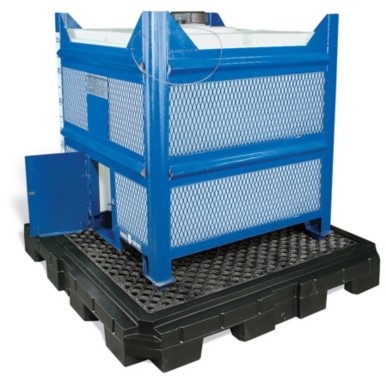 Pig Pallet Spill H/D Containment White - With Drain
