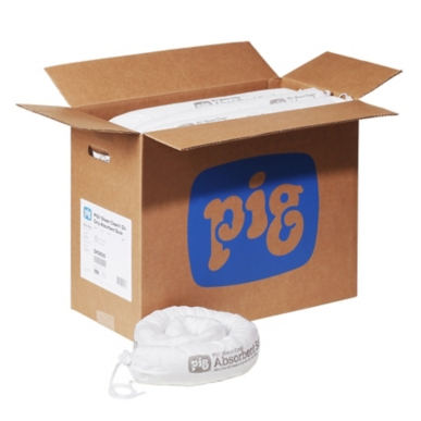 Pig Sheen Clean Abs Sock, 48X3In Oil-Only 12/Box