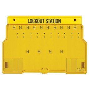 Master Lock 1483B, 10 Padlock Station With Cover (Unfilled)