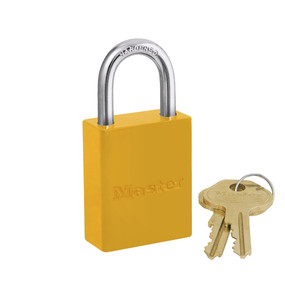 Master Lock Aluminium Padlock - Keyed Alike Padlock Yellow