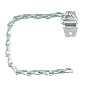 Master Lock 229 Mm Long Light-Weight Zinc Plated Steel Chain With Mounting Bracket (Bag Of 12 Chains)