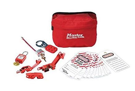 Master Lock S1010E31 Compact Lockout Pouch With Electrical Lockout Devices