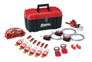 Master Lock S1117Ves31Ka 17" Toolbox With Valve And Electrical Lockout Assortment 6 X S31Kared Padlock