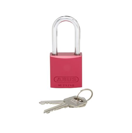 Panduit High Security Locks With Red Color Coded Lock Body (3" Long Shackles)
