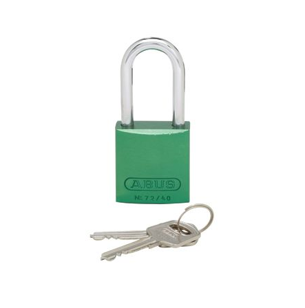 PANDUIT HIGH SECURITY LOCKS WITH GREEN COLOR CODED LOCK BODY (3" LONG SHACKLES)