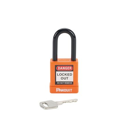 Panduit Safety Orange Lockout Padlocks
