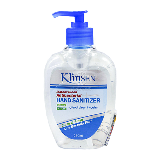 KLINSEN HAND SANITIZER INSTANT CLEAN GEL 250ML