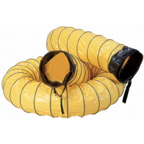 Air Systems 8" X 25 Ft. Ventilation Duct W/Cuffs, 180 Degrees Maximum Temperature