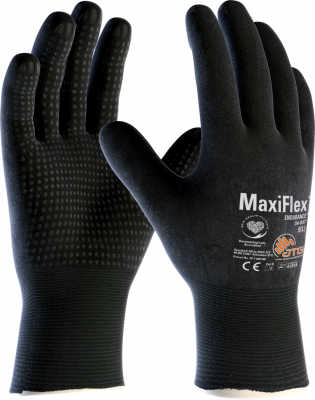 Atg Maxiflex Endurance Drivers Style Safety Gloves Cut Level A, Size 10