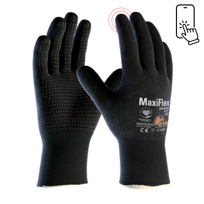 ATG MAXIFLEX ENDURANCE DRIVERS STYLE SAFETY GLOVES CUT LEVEL A, SIZE 9