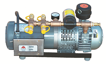 Air Systems Bac-20 Compressor Mtd On Twin Air Tank With Co Monitor, 3Phase,230Dc 50Hz@6Amp